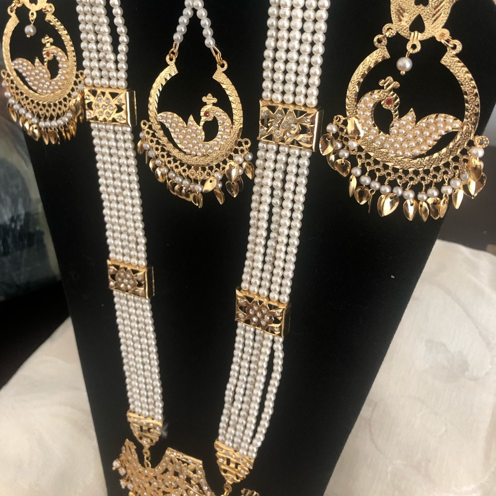 Pearl gold set